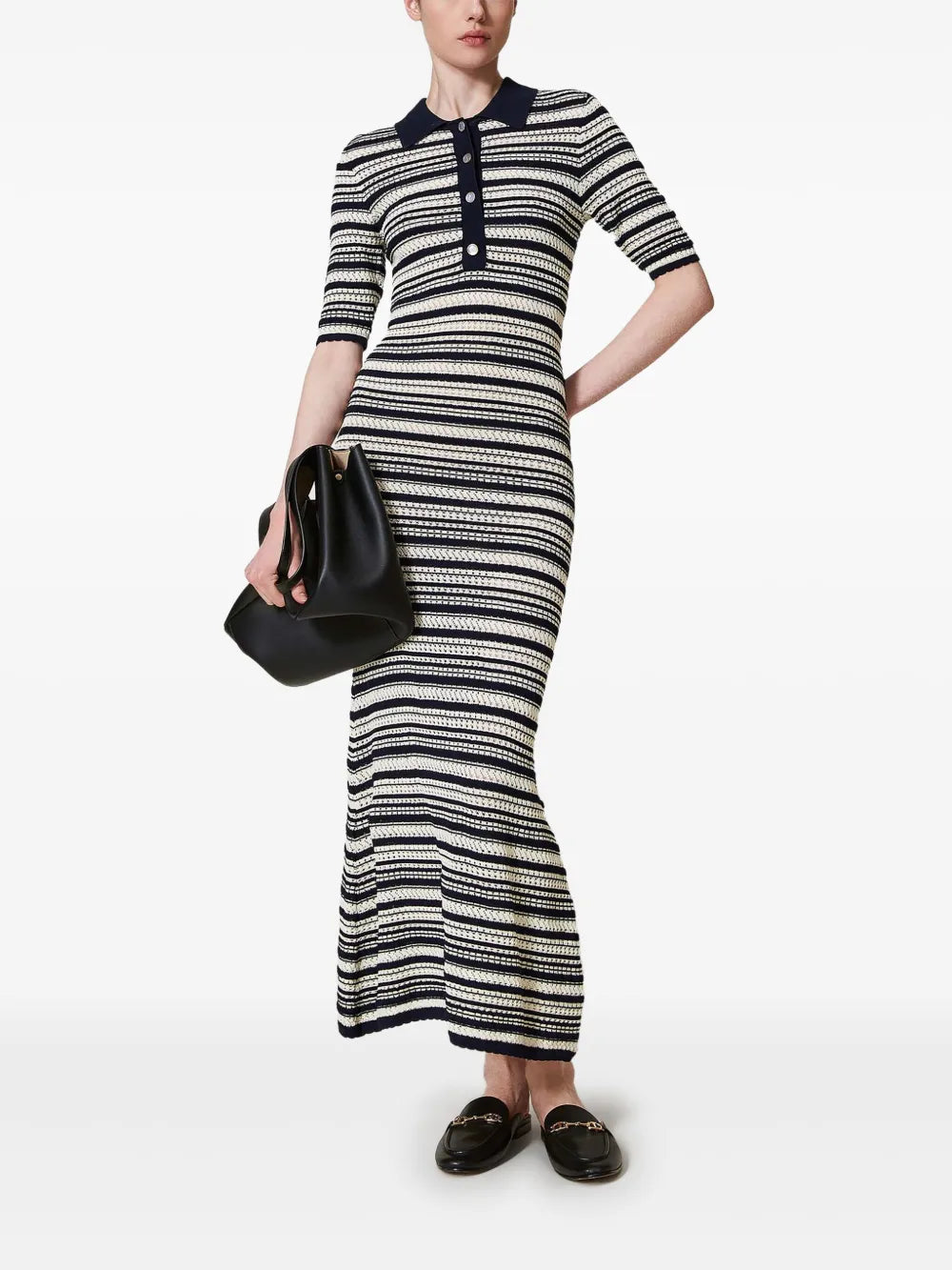Striped Knitted Dress