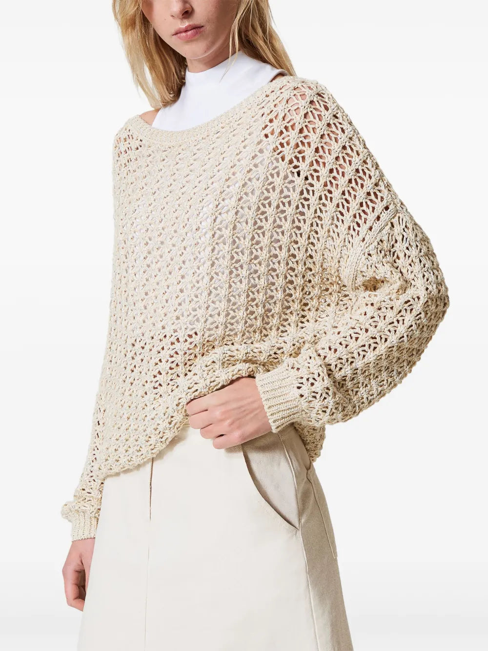 Open-Knit Jumper