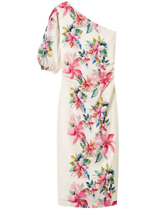 Printed Midi Dress