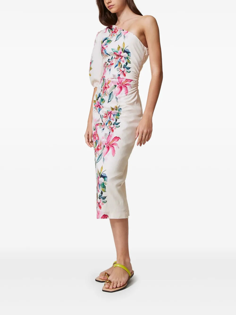 Printed Midi Dress