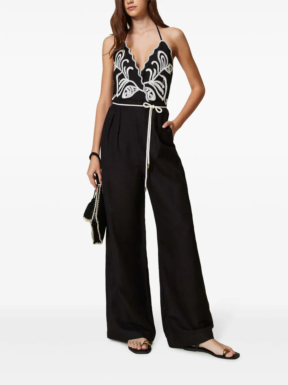 Embroidered Jumpsuit