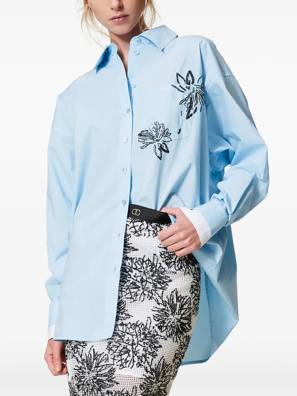 Sequin-Embellished Shirt