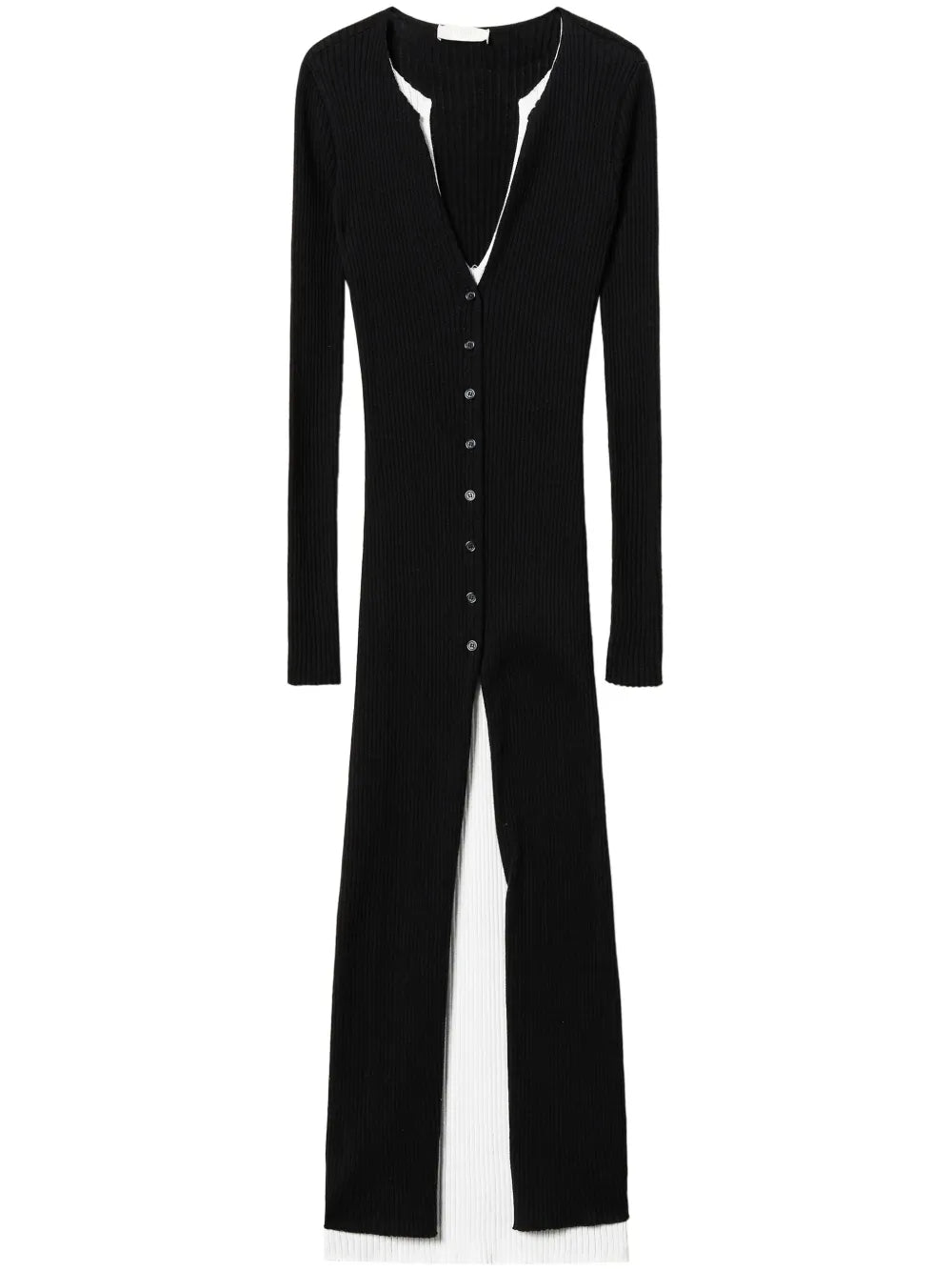 Trompe-L'Oeil Knitted Dress