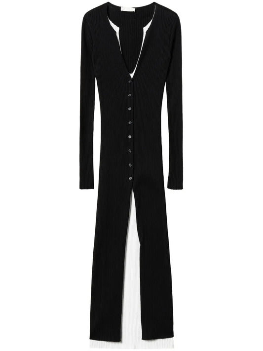 Trompe-L'Oeil Knitted Dress