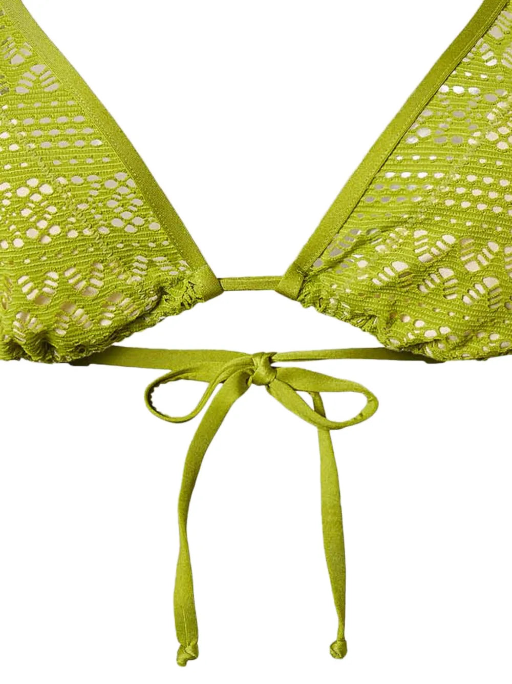 Open-Knit Bikini Top