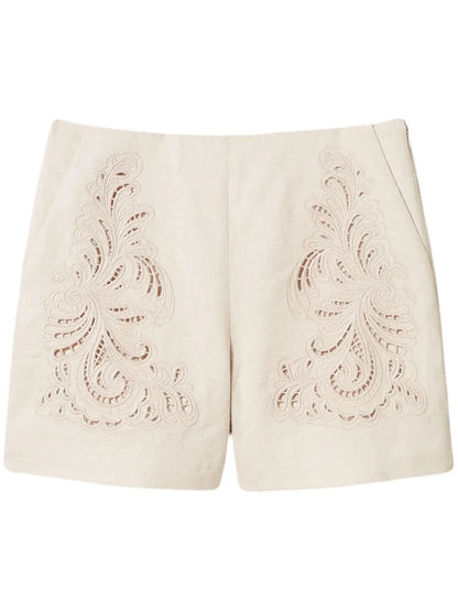 Embroidered Shorts