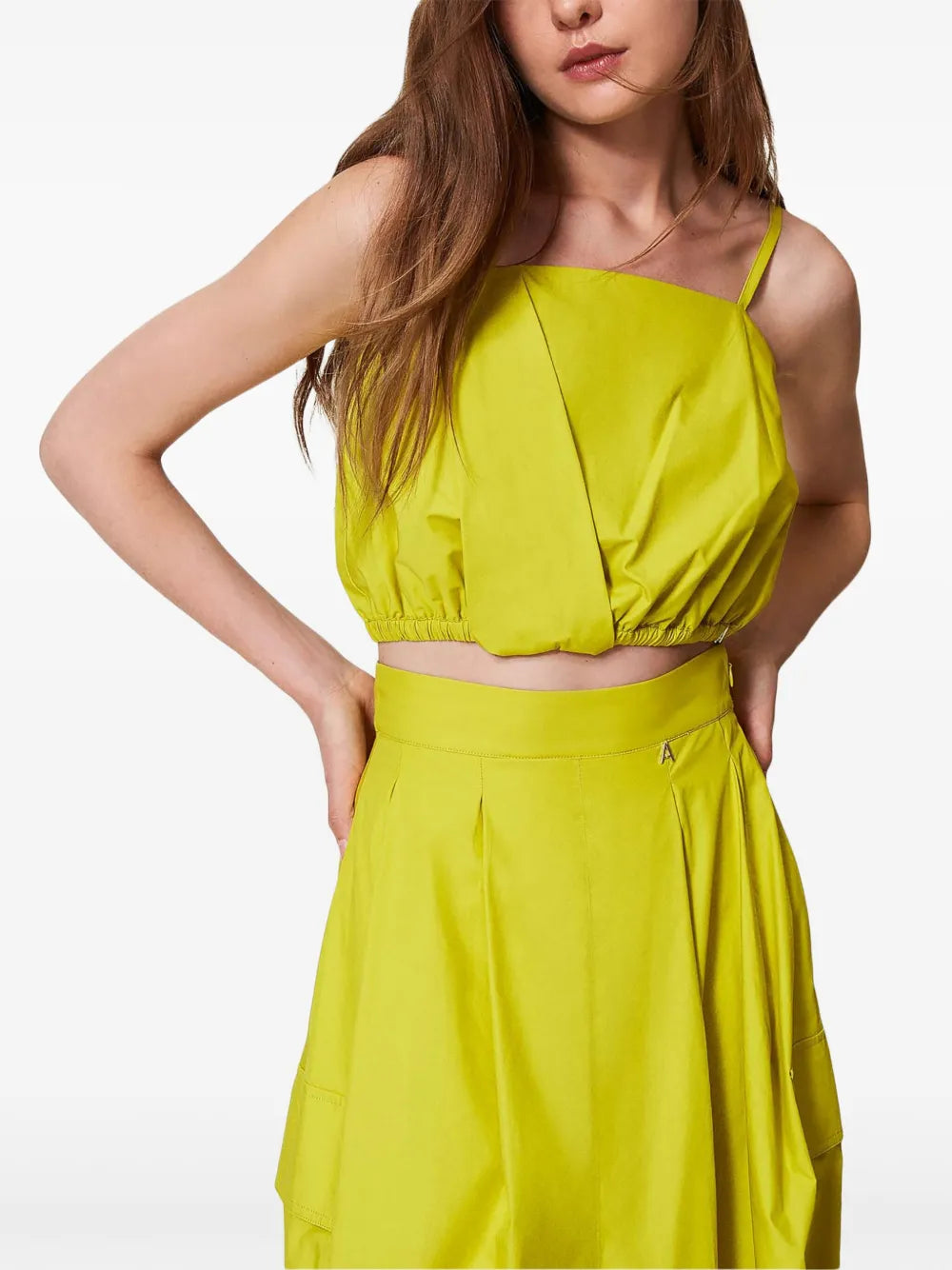 Poplin Crop Top