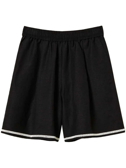 Stitch-Detail Shorts