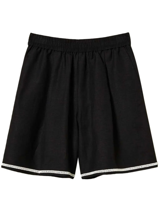 Stitch-Detail Shorts