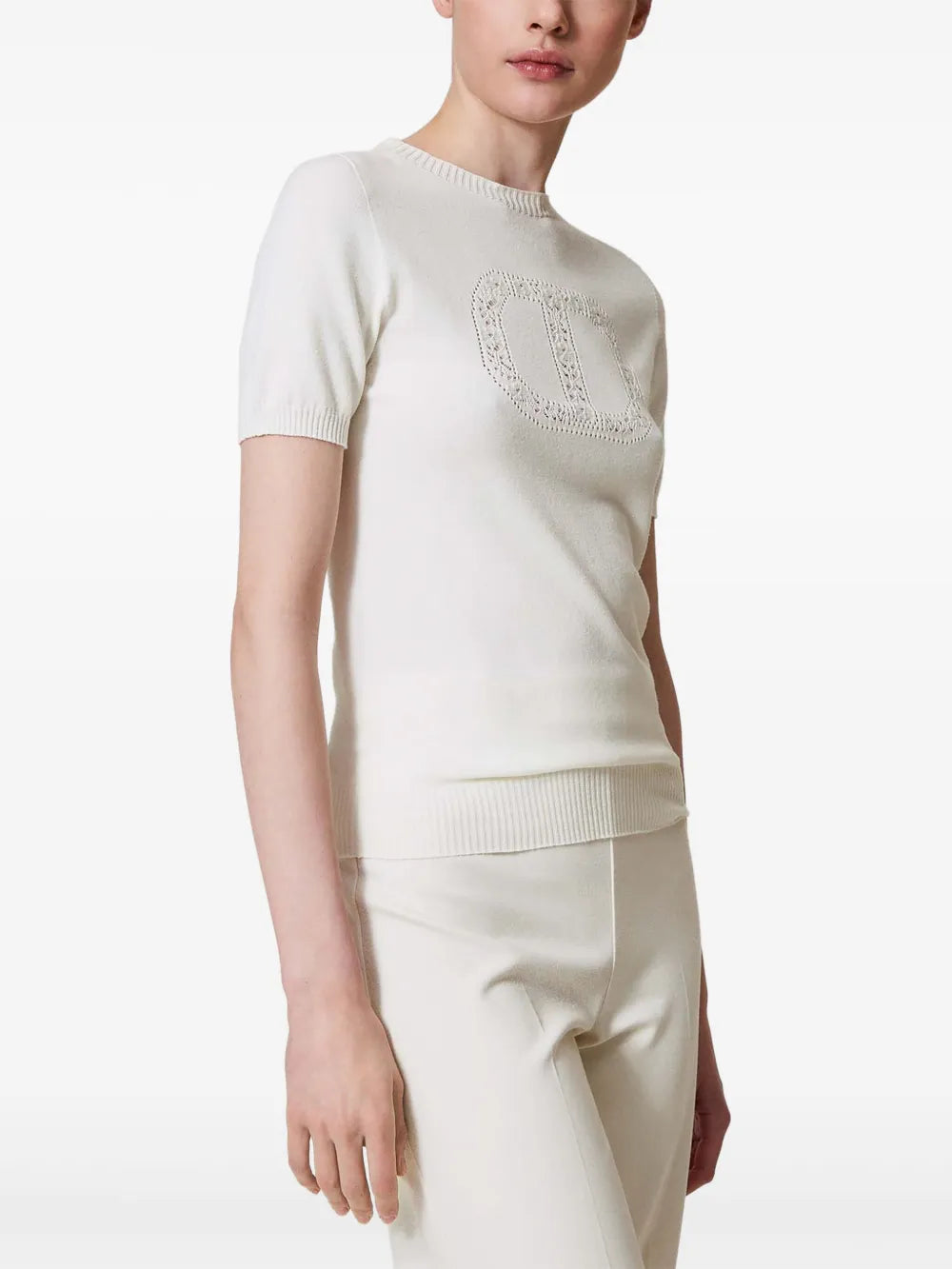 Oval T-Perforated T-Shirt