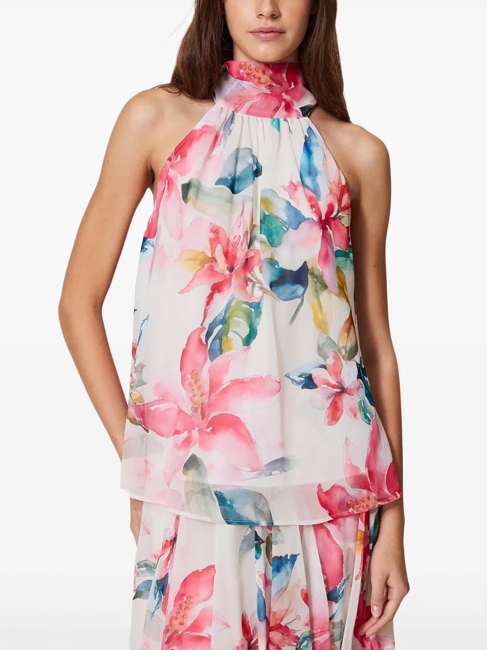 Floral-Print Top