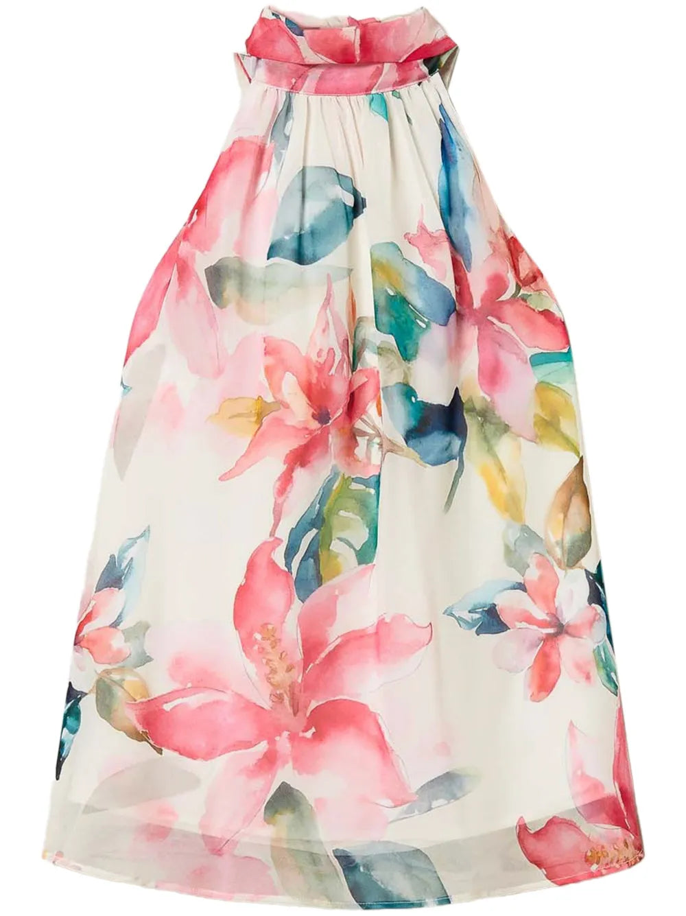 Floral-Print Top