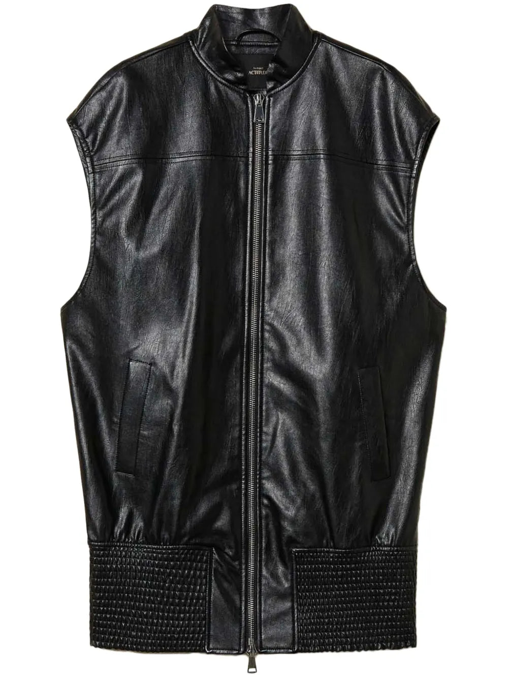 Faux-Leather Gillet