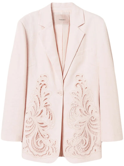 Embroidered Blazer