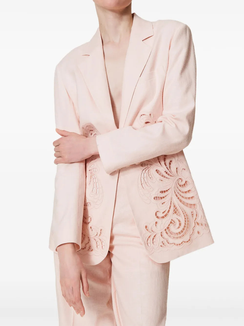 Embroidered Blazer