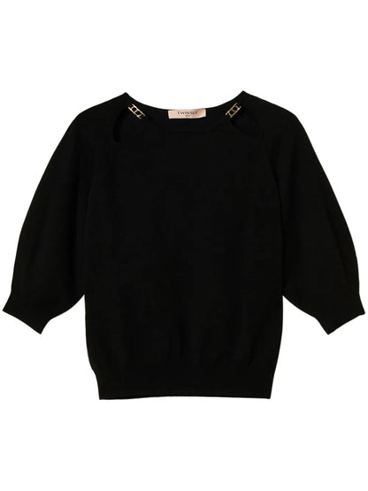 Cut-Out Sweater