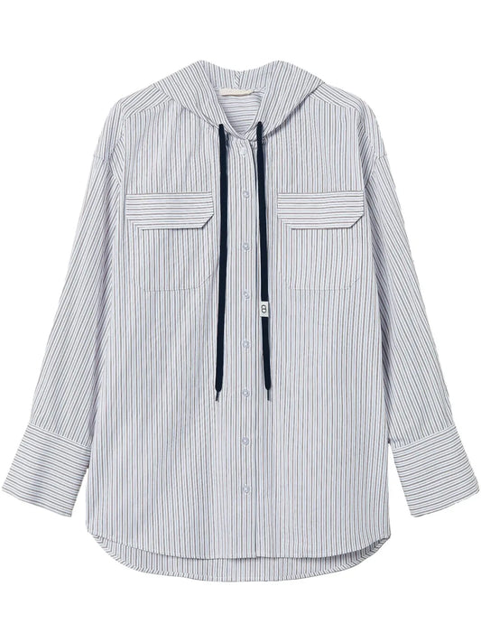 Striped Poplin Shirt