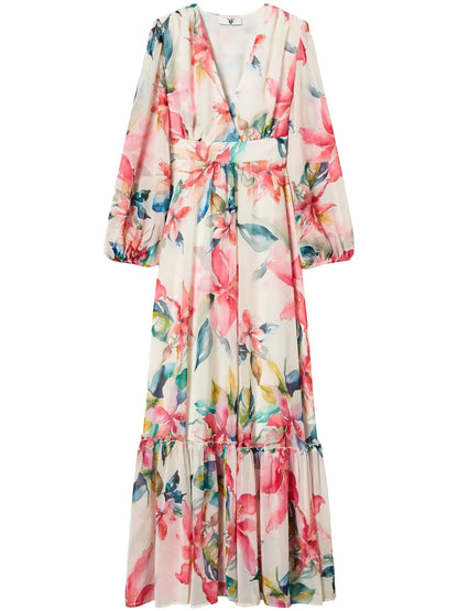 Floral-Print Maxi Dress