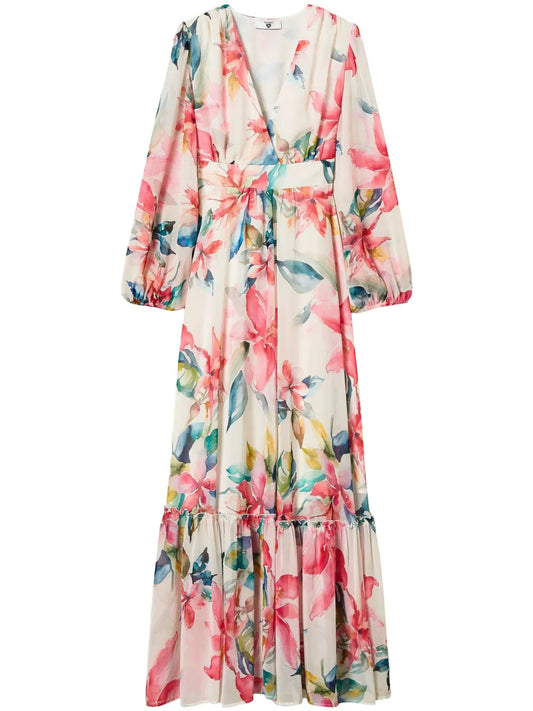 Floral-Print Maxi Dress