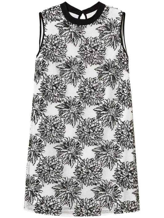 Sequin-Embellished Mini Dress