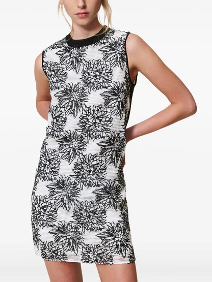 Sequin-Embellished Mini Dress