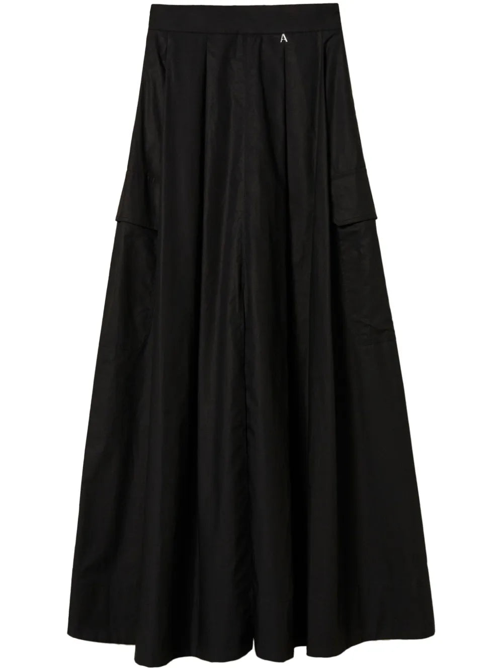 Pleated Poplin Skirt