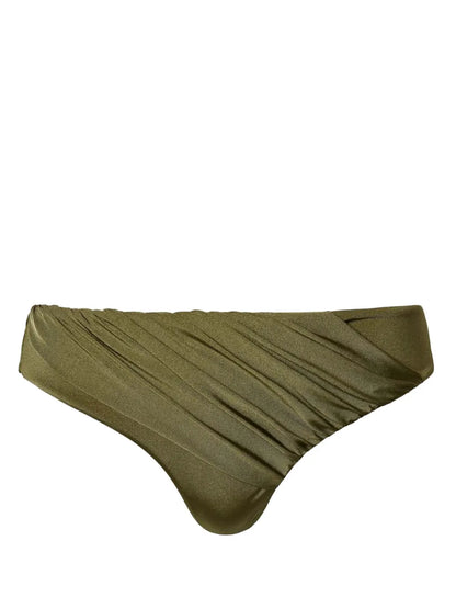 Pleated Bikini Bottom