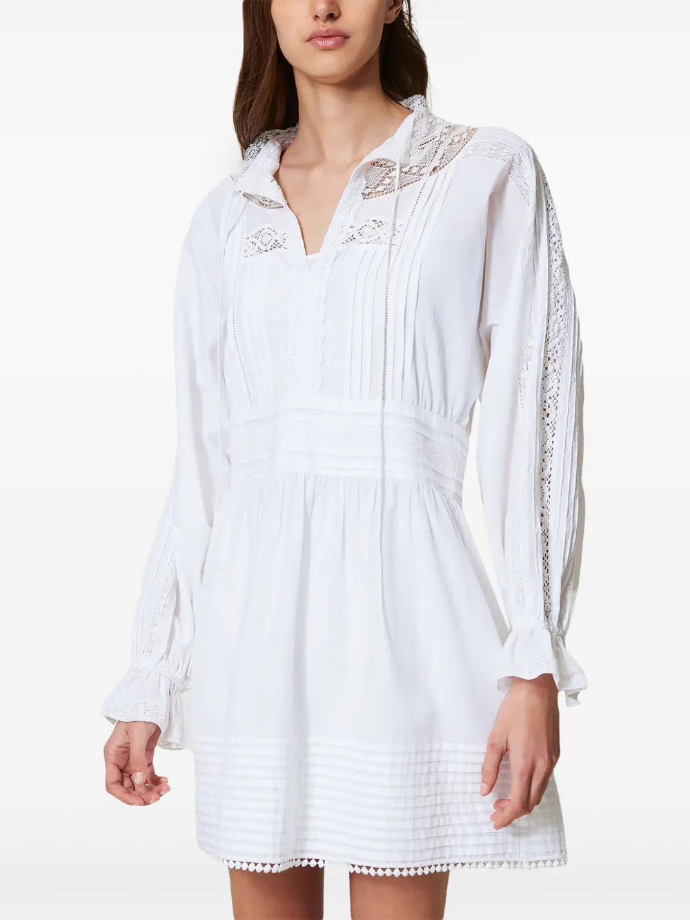 Embroidered Mini Dress