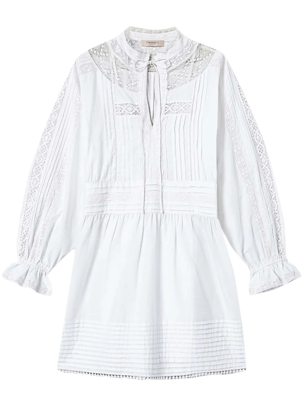 Embroidered Mini Dress