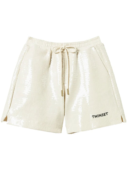 Sequin-Embellished Shorts