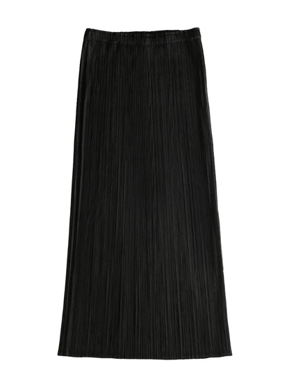 Pleated Midi Skirt