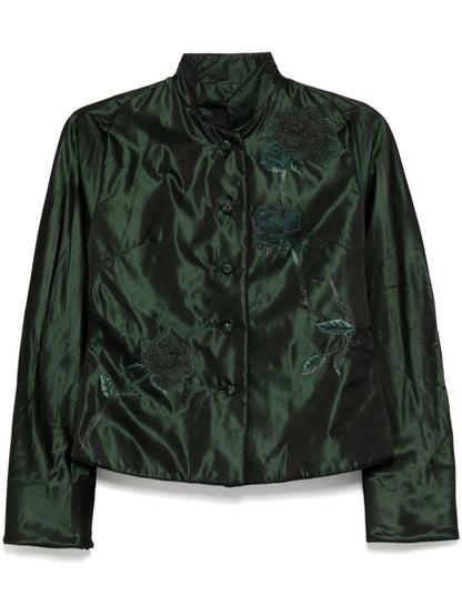 Libre Collection Mandarin Collar Cotton Jacket