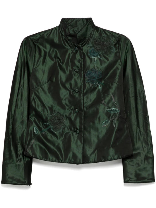 Libre Collection Mandarin Collar Cotton Jacket