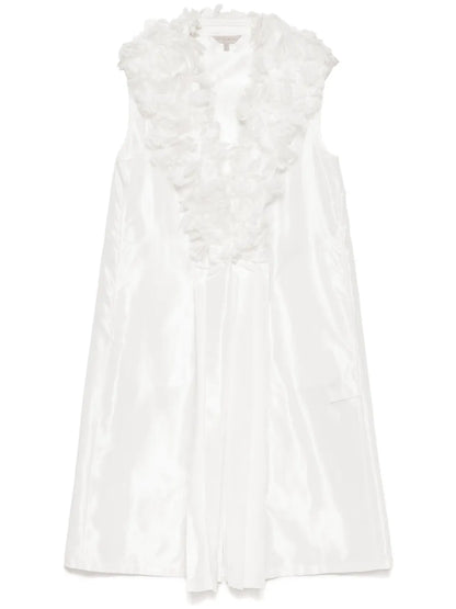 Embroidered Tulle Coat