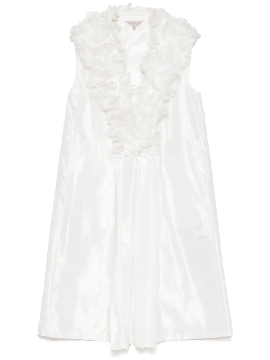 Embroidered Tulle Coat