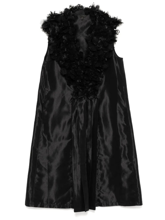 Embroidered Tulle Coat