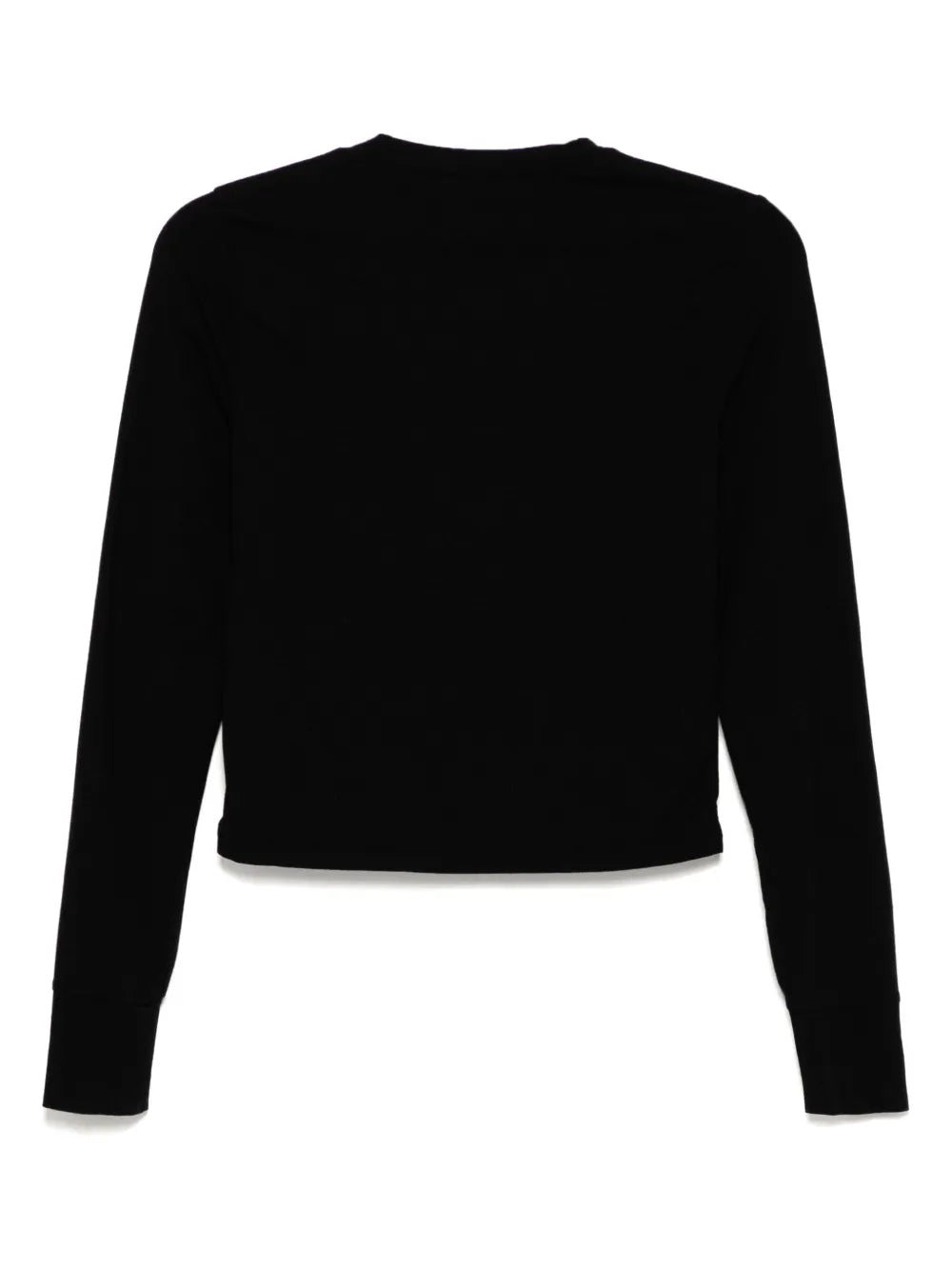 Cropped Long-Sleeved T-Shirt