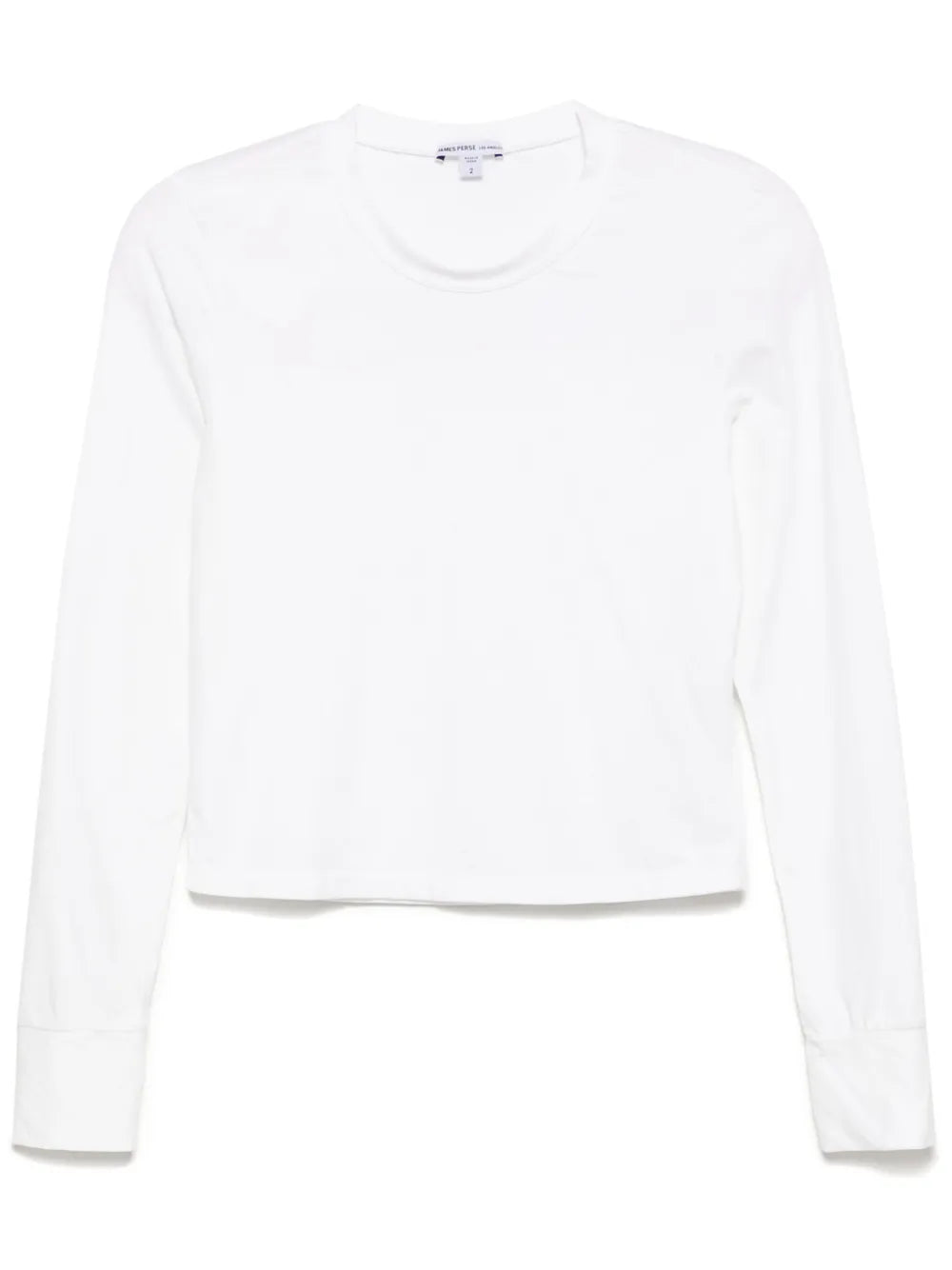 Cropped Long-Sleeved T-Shirt