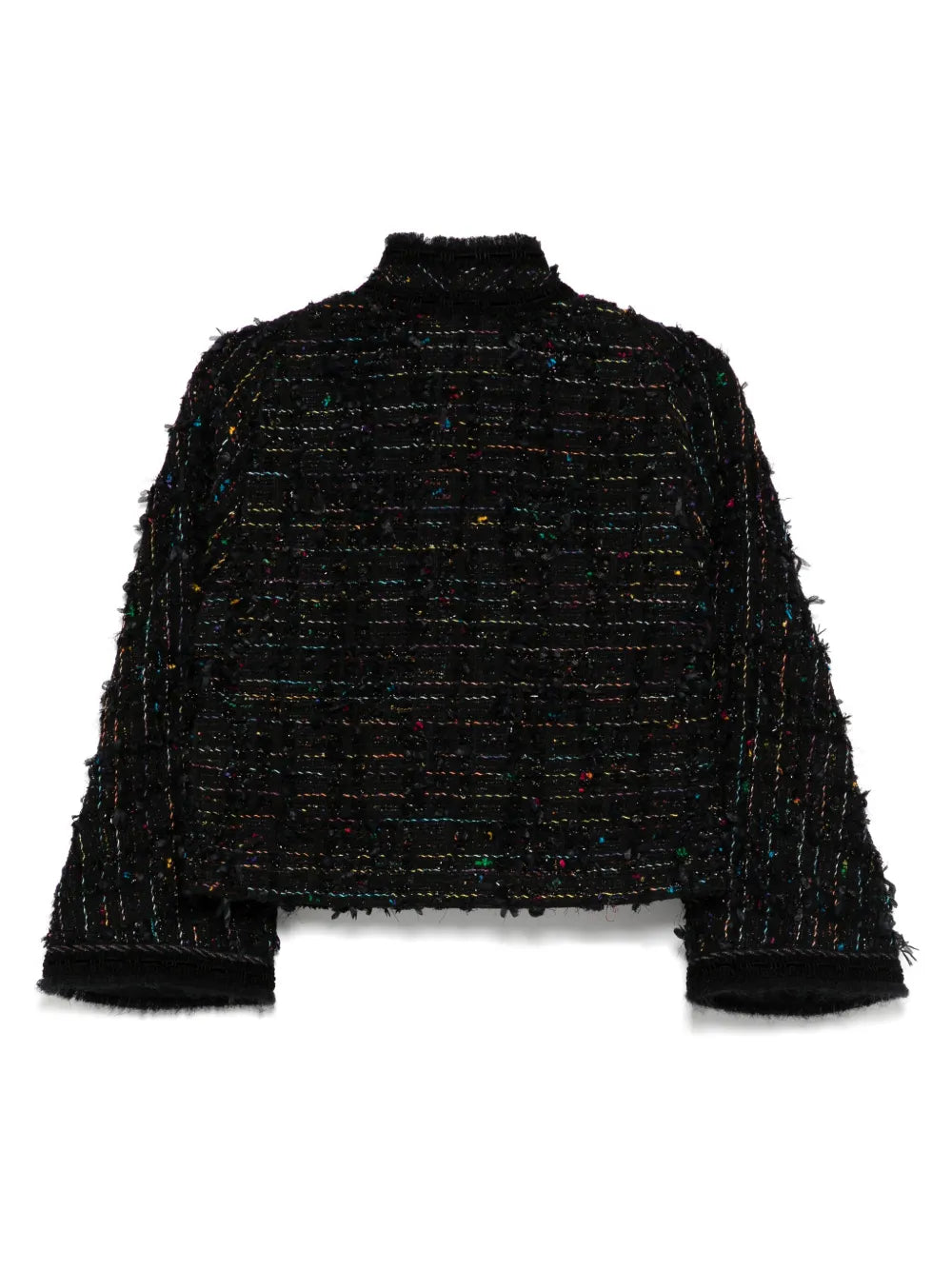 Sense Of Ink Collection Mandarin Collar Tweed Jacket