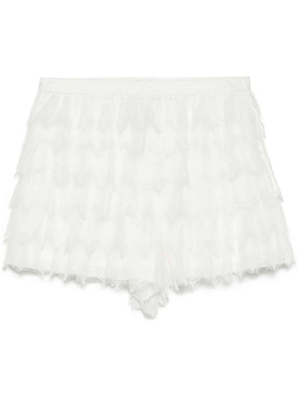 Sense Of Ink Collection Silk Lace Shorts