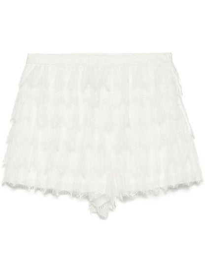 Sense Of Ink Collection Silk Lace Shorts