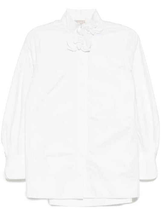 Flower-Embellished Shirt