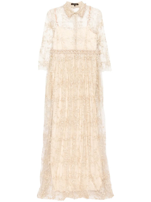 High-Waist Maxi Dress