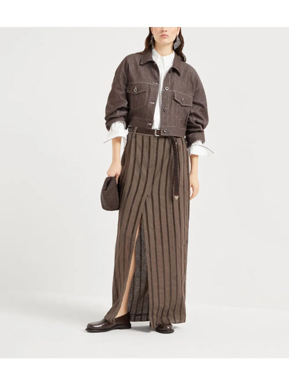 Monili Bead-Embellished Cropped Jacket