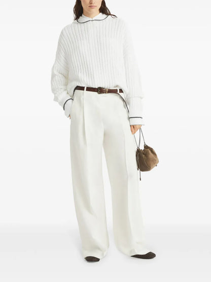 Monili-Embellished Jumper