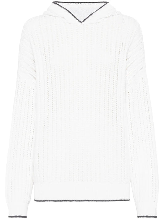 Monili-Embellished Jumper