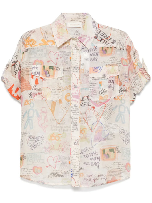 Rolled-Sleeve Shirt