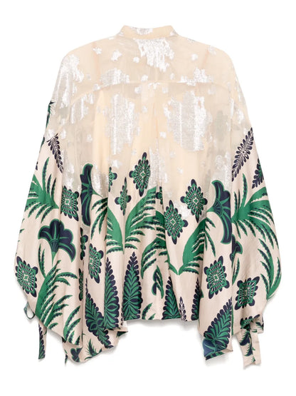 Jamaia Cape Blouse