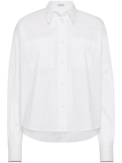 Monili-Trim Shirt