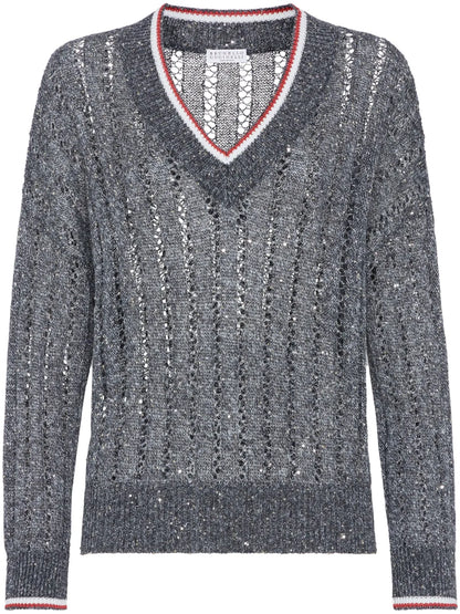 Sequin-Embellished Jumper